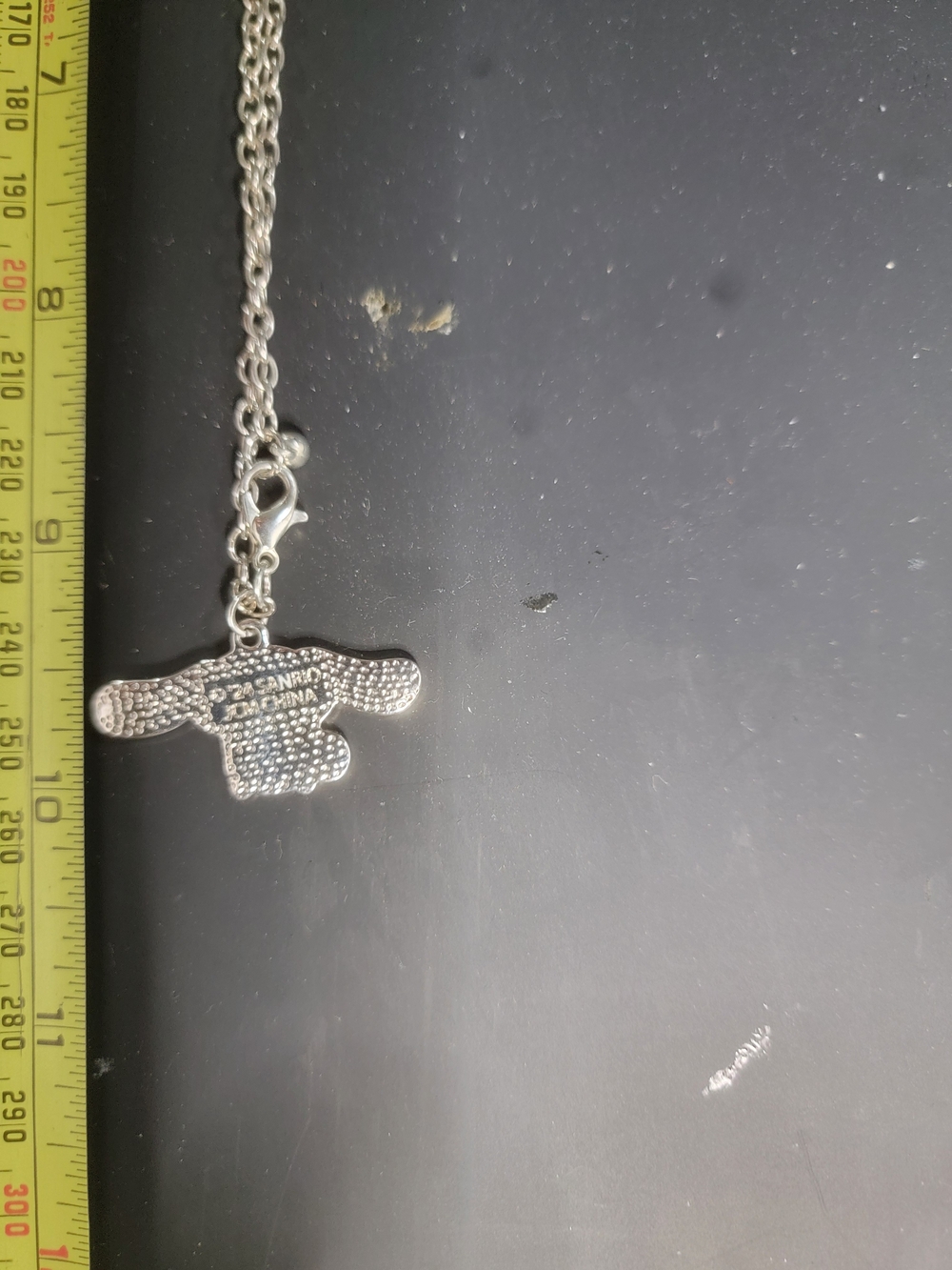 Silver Tone Pendant Necklace - Women's Jewelry - Picture 3 of 3